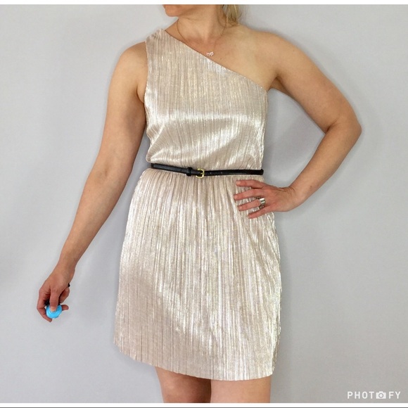 one shoulder greek goddess dress
